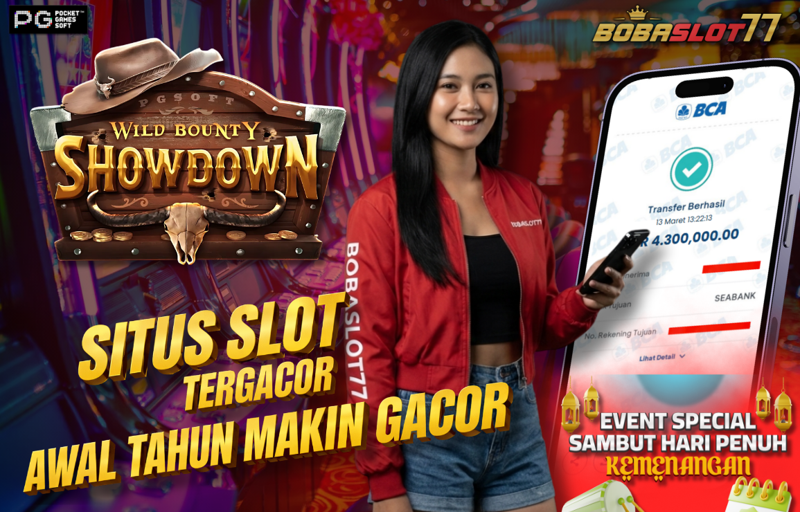 Selamat kepada user id : sem****p3 Wede Rp 5.100.000 di Game WILD BOUNTY SHOWDOWN PG SOFT Cair Gk Sampe 1 Menit! Menang Mudah di Bobaslot77